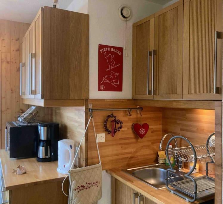 T2 Pour 4 Pers Style Chalet Pied Des Pistes Bolquere Luaran gambar