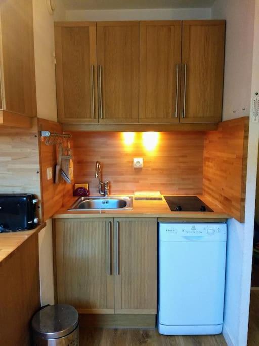 T2 Pour 4 Pers Style Chalet Pied Des Pistes Bolquere Luaran gambar
